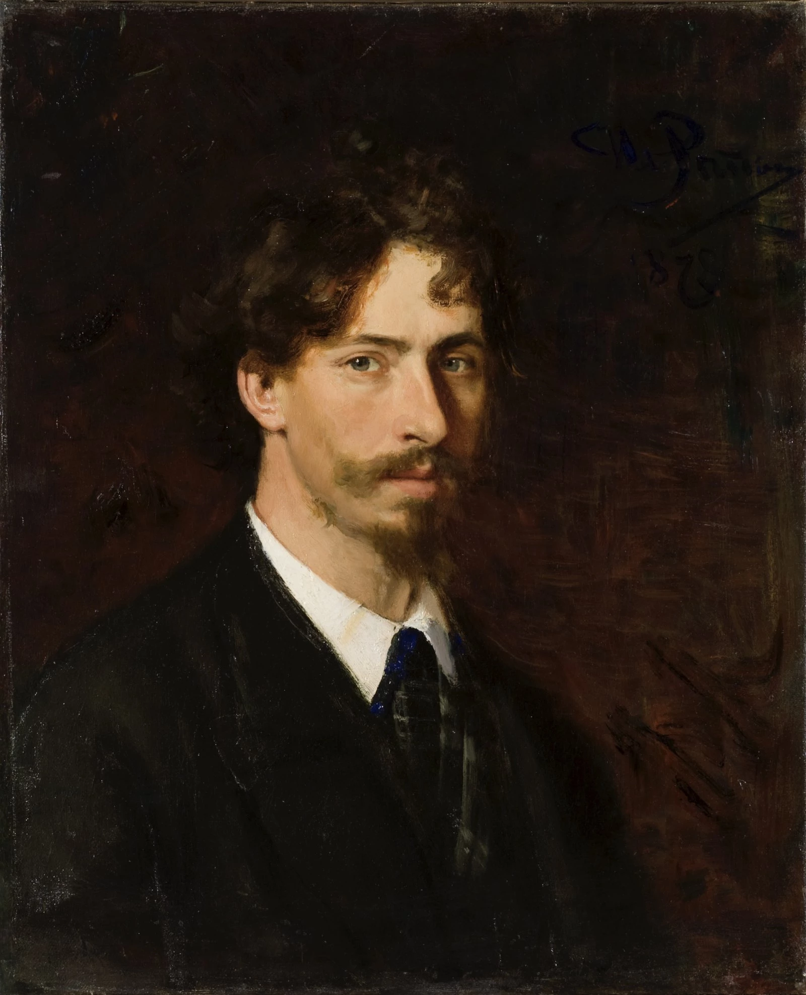 Илья Репин. Автопортрет. 1878  © Государственный Русский музей